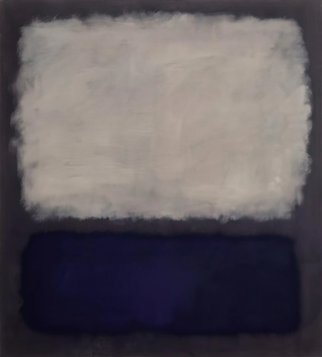 Mark Rothko Untitled Yellow and Blue 1954: A Portal to the Sublime - Blue and gray - 1962 by Mark Rothko