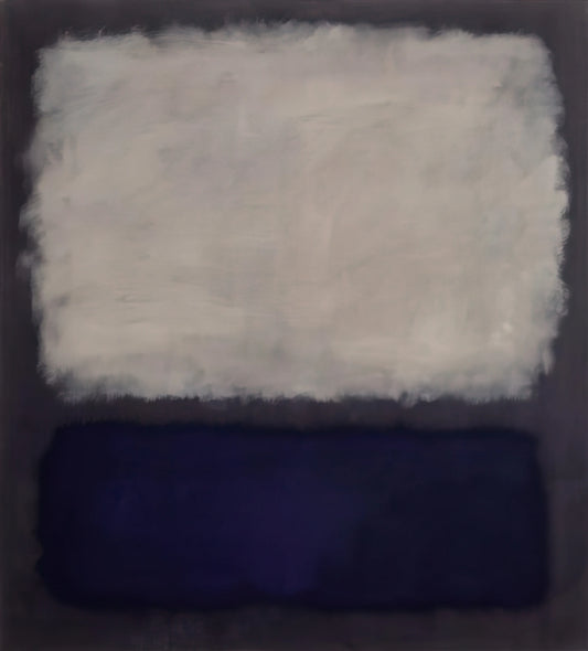 Mark Rothko Work: A Journey Through Color, Emotion, and Abstract Expressionism - Blue and gray - 1962 by Mark Rothko