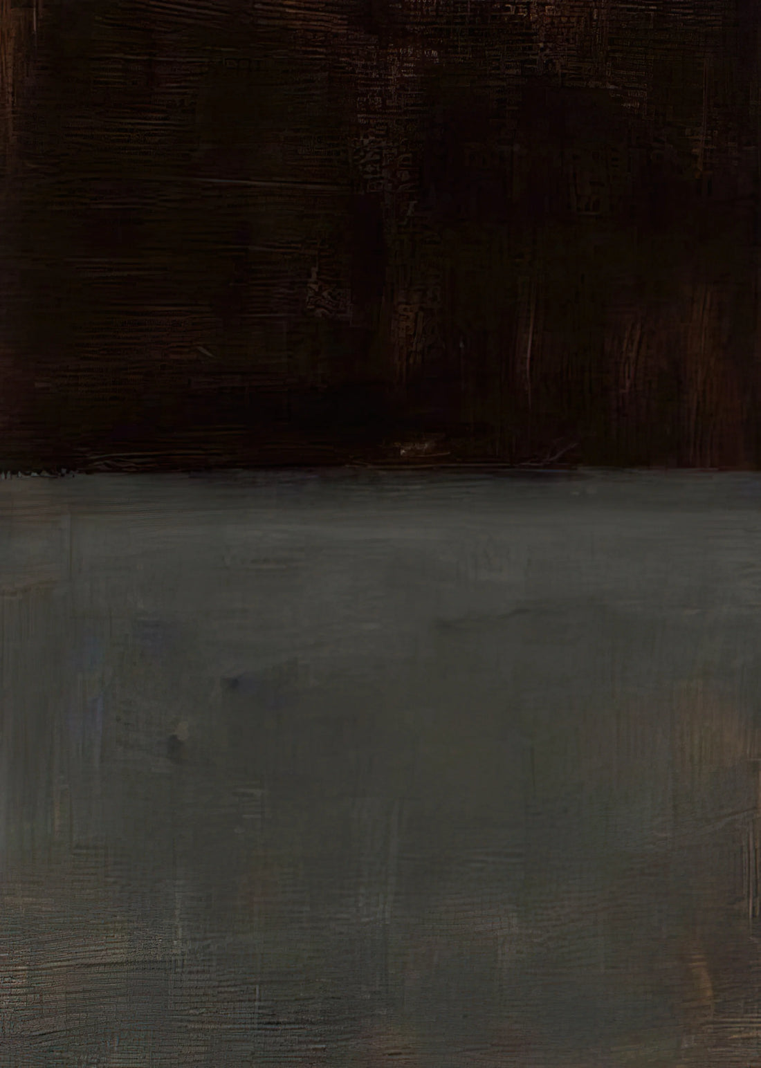 Mark Rothko and Mary Alice Beistle: The Muse Behind the Master of Color Field Painting - Untitled brown and gray - 1969 by Mark Rothko