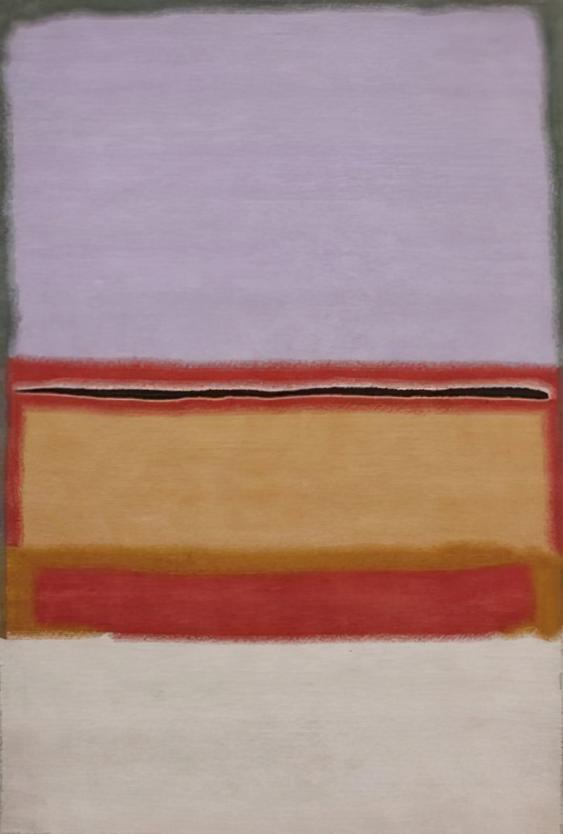 Mark Rothko at MoMA: A Deep Dive into the Artist's Monumental Legacy and Iconic Works - Orange over Violet - 1968 by Mark Rothko