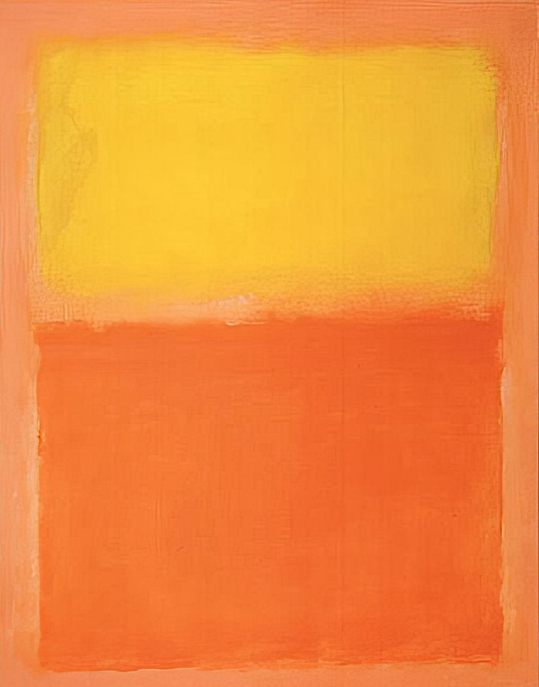 Mark Rothko: The Artist's Reality - Beyond Color Fields to Emotional Depths - Orange and Yellow - 1956 by Mark Rothko