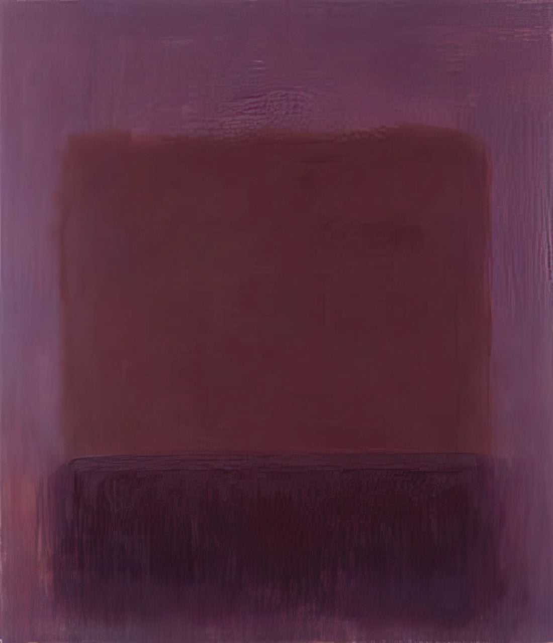 Mark Rothko's Painting No. 7: A Portal to the Sublime - Purple Brown - 1957 by Mark Rothko