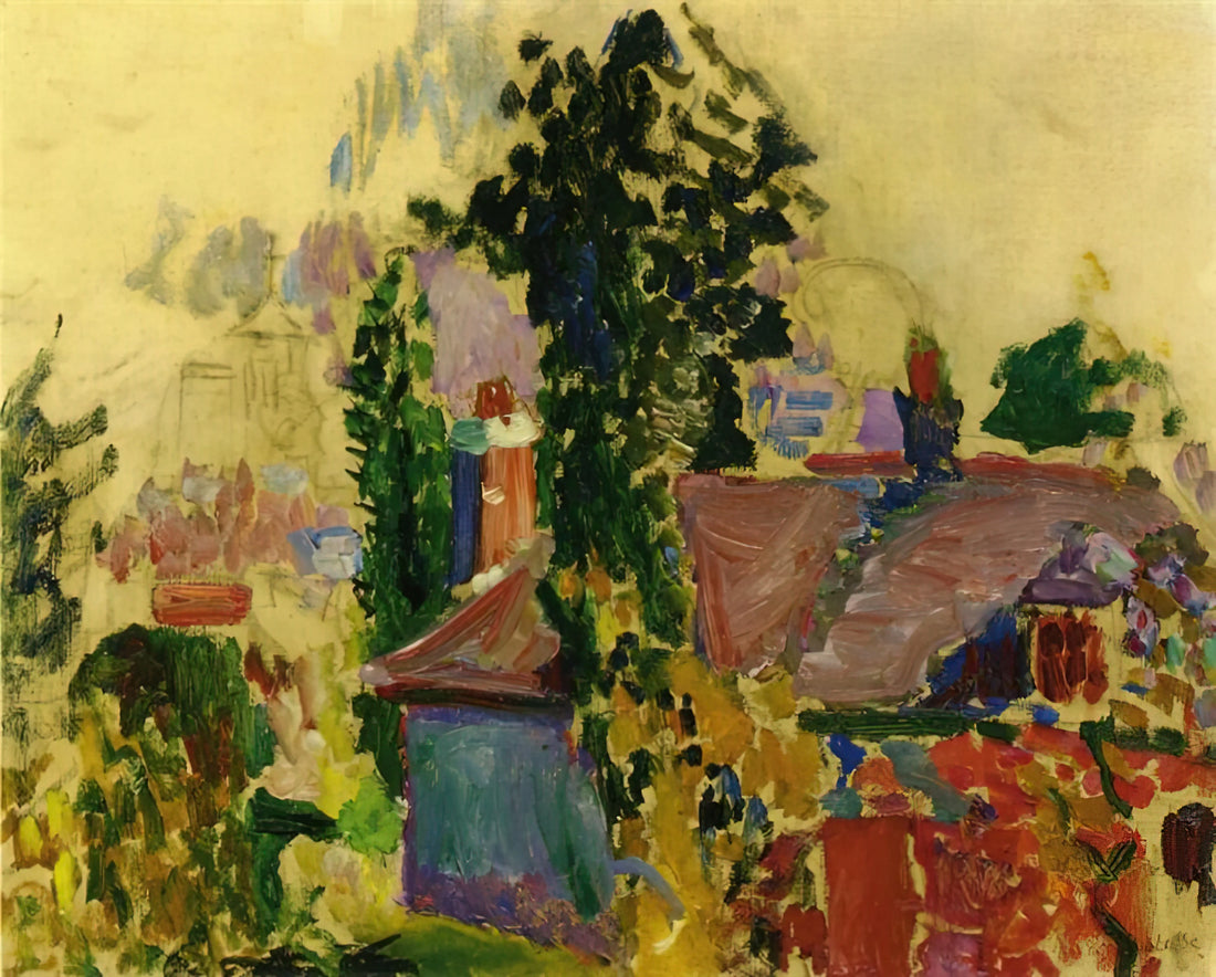 Matisse John Jacobus: The Scholar Who Illuminated Henri Matisse's Artistic Universe - LANDSCAPE 1904 by Henri Matisse
