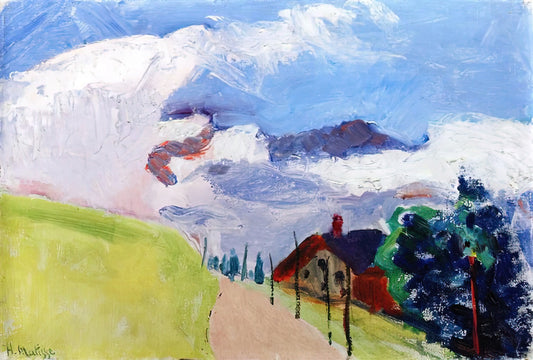 Matisse Portrait of Lydia Delectorskaya: The Muse Who Became a Masterpiece - SWISS LANDSCAPE 1901 by Henri Matisse
