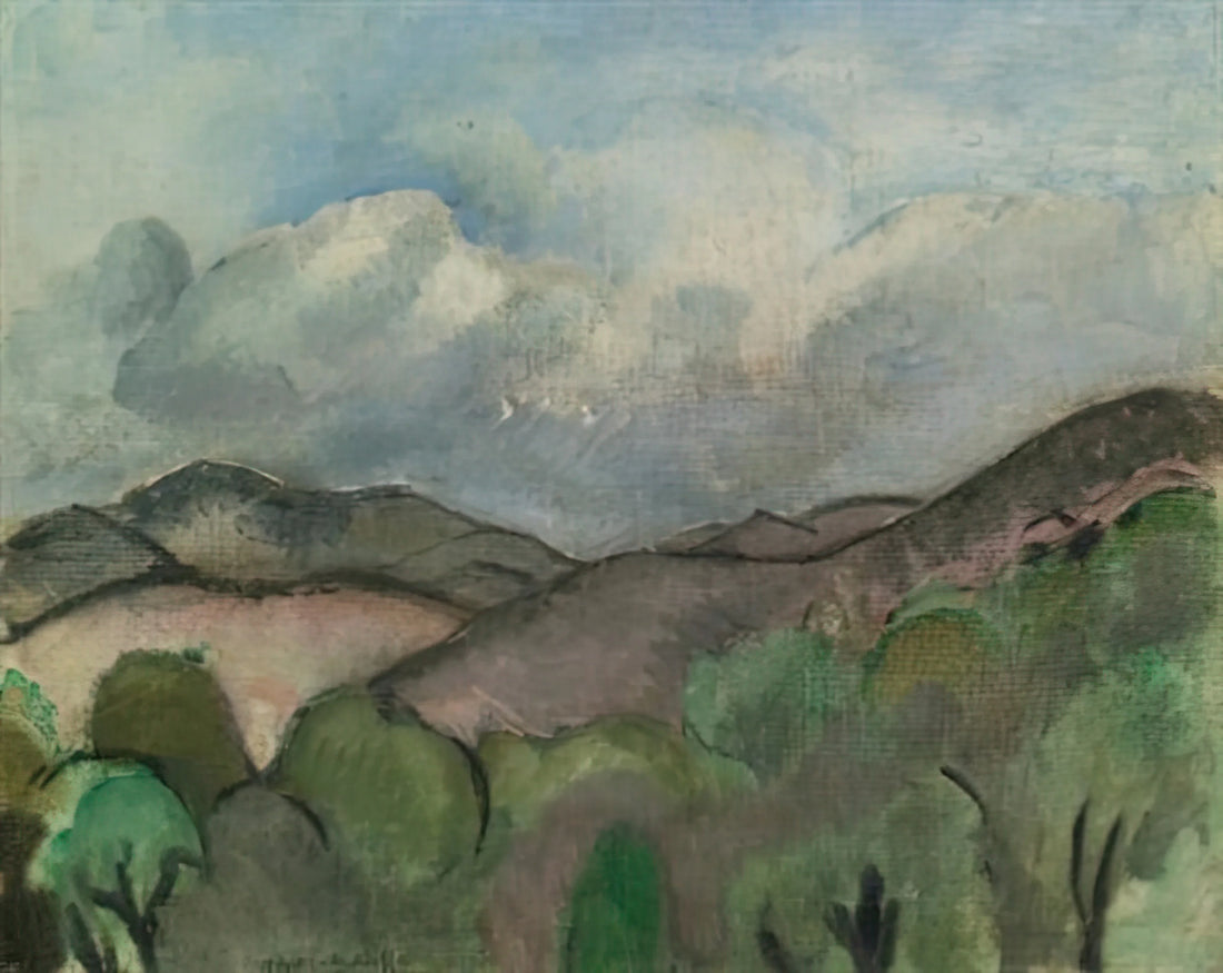 Matisse Sirene: Exploring the Allure of Henri Matisse's Artistic Vision - LE MONT CHAUVE A NICE 1918 by Henri Matisse