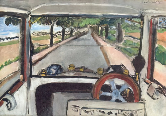 Matisse The Sheaf Print: A Masterpiece of Color and Form in Modern Art - THE WINDSHIELD 1917 0 by Henri Matisse