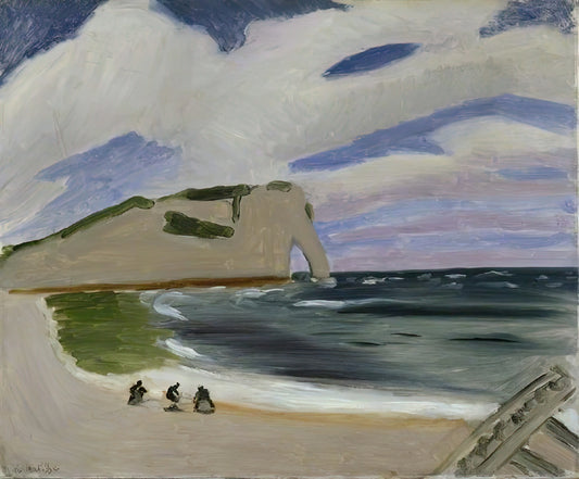Matisse Tree Poster: A Guide to the Artist's Iconic Arboreal Motifs and How to Choose a Museum-Quality Print - WOMEN ON THE BEACH ETRETAT 1920 by Henri Matisse