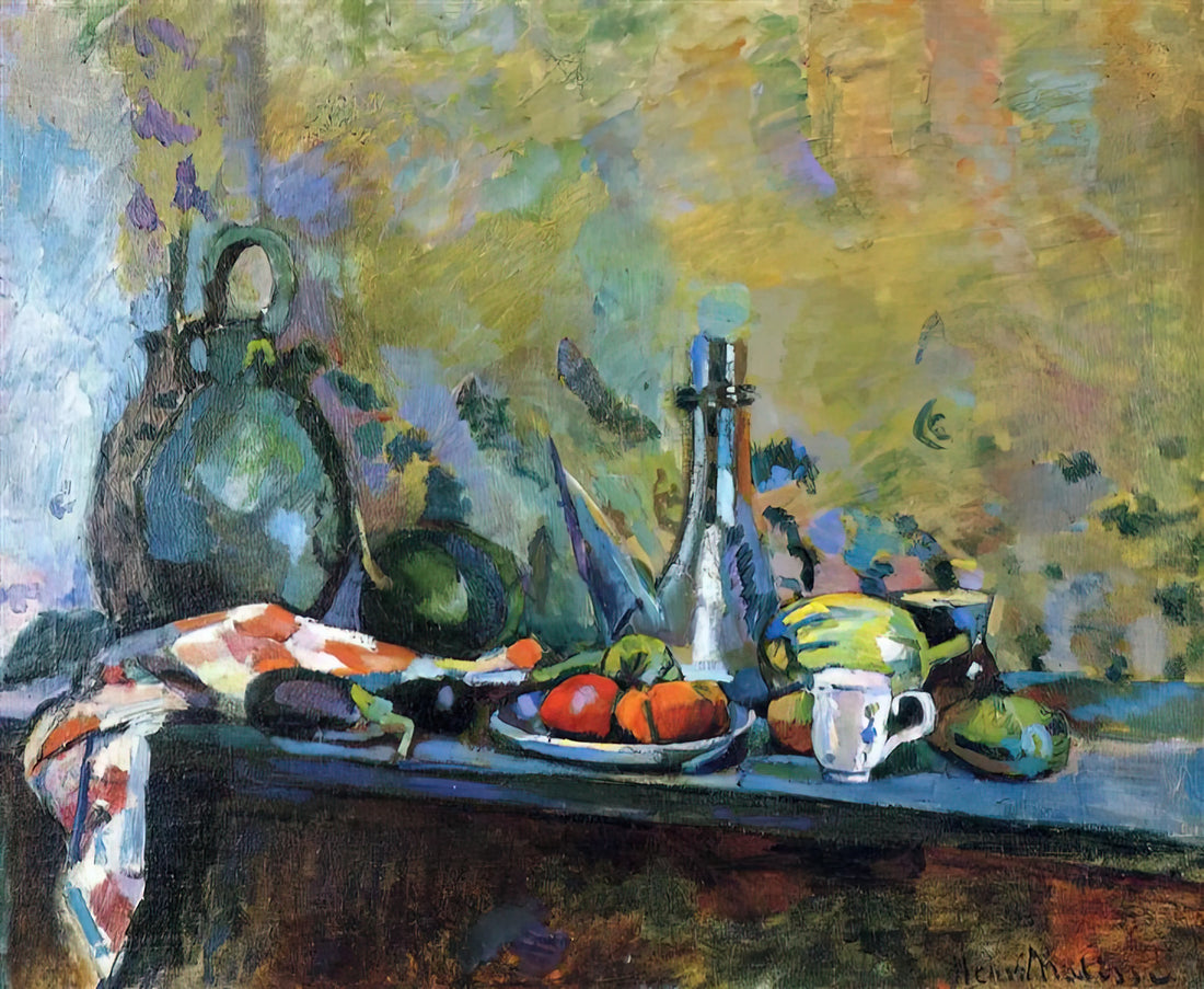 Matisse Yellow Print: The Radiance of Color in Modern Art - STILL LIFE 9 by Henri Matisse