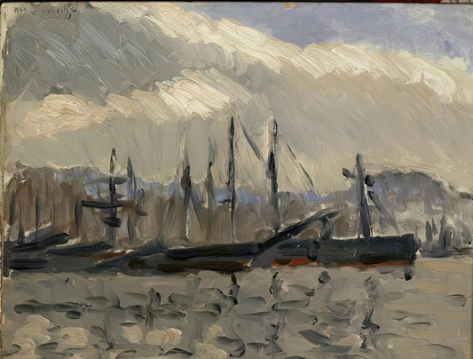 Matisse at MoMA 2022: A Landmark Exhibition and Its Enduring Legacy - PORT DE CHERBOURG by Henri Matisse