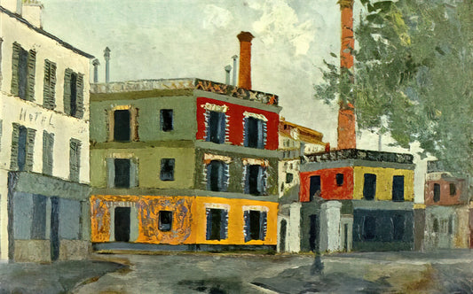 Maurice Utrillo V Paintings: The White Period of Montmartre - FACTORY by Maurice Utrillo