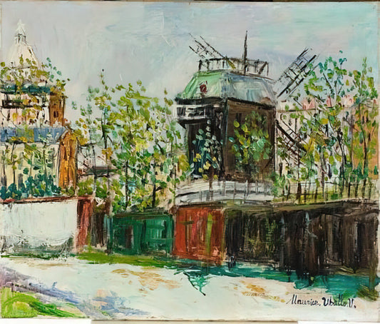 Maurice Utrillo: The Troubled Poet of Montmartre Streets - MOULIN DE LA GALETTE 4 by Maurice Utrillo