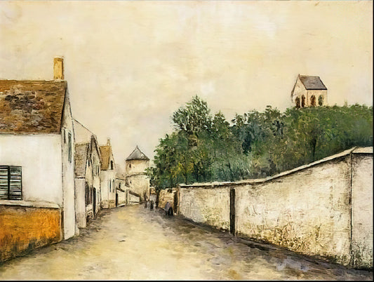 Maurice Utrillo's Lapin Agile: A Masterpiece of Montmartre's Bohemian Spirit - LANDSCAPE by Maurice Utrillo