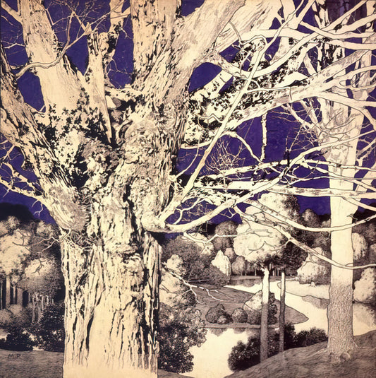 Maxfield Parrish Daybreak Lithograph: A Collector's Guide to the Iconic American Masterpiece - Solitude by Maxfield Parrish