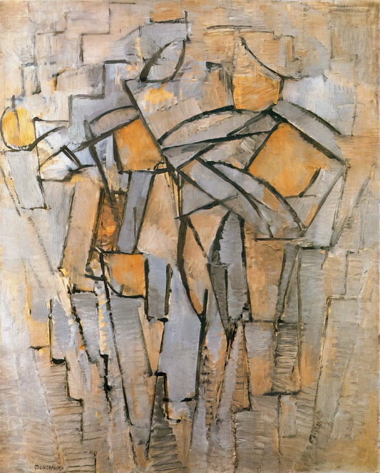 Mondrian Art Prints: A Collector's Guide to the Evolution of Geometric Abstraction - Composición en Gris – Azul by Piet Mondrian