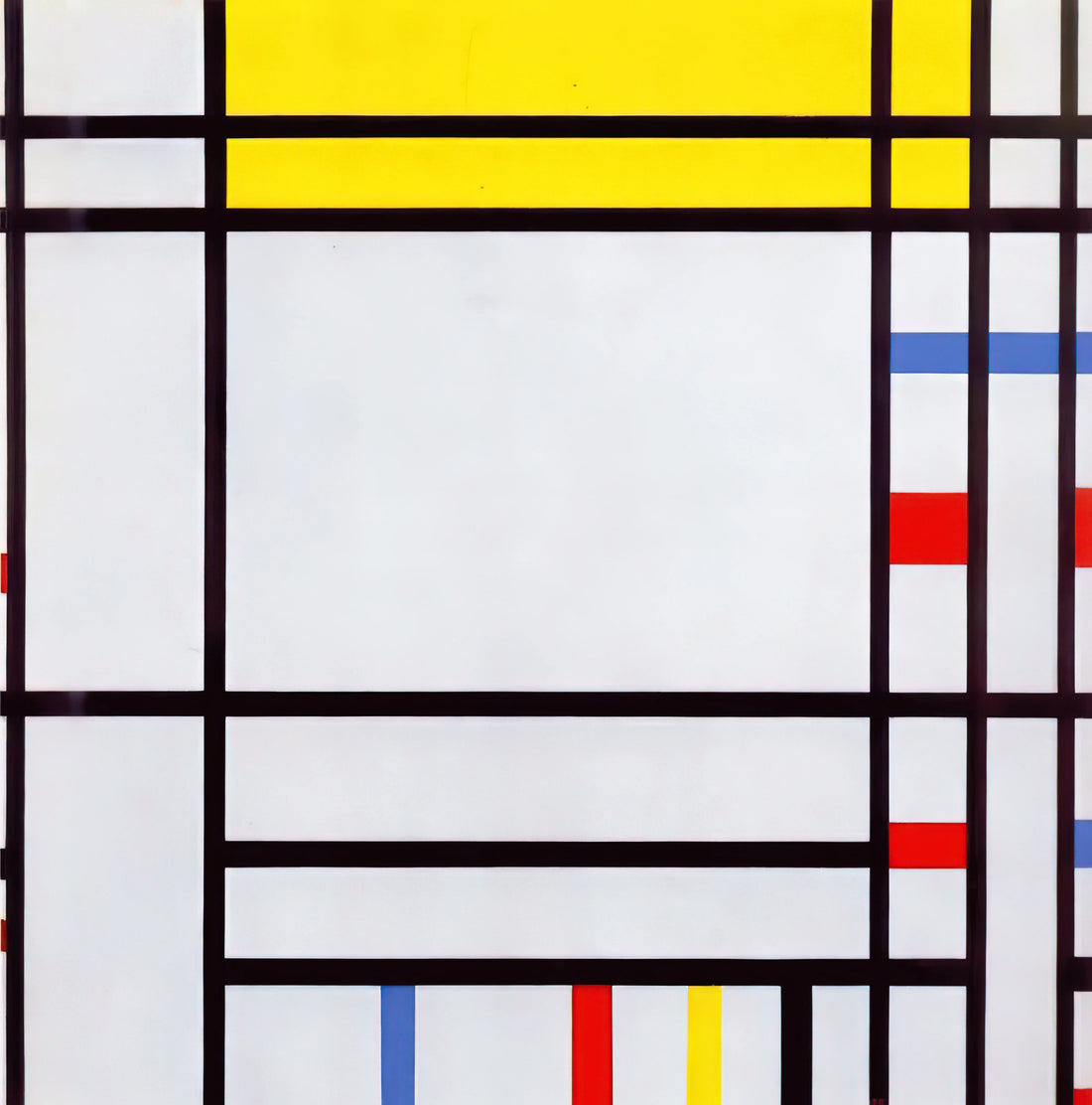 Mondrian Posters: From De Stijl Revolution to Modern Interior Design - Place de la Concorde by Piet Mondrian