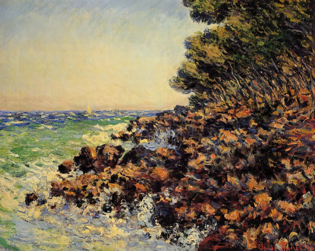 Monet Art Posters: A Guide to the Impressionist Master's Most Iconic Works - Cap Martin by claude monet