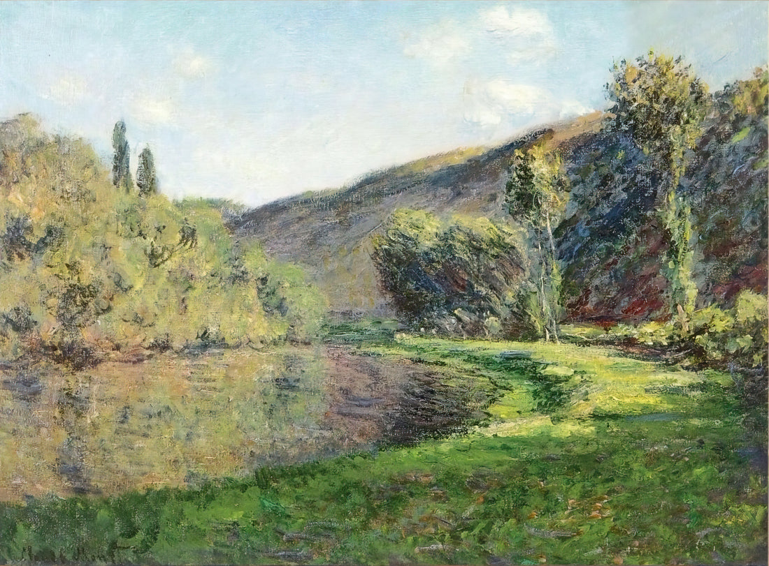 Monet Artist Garden: How Claude Monet's Giverny Transformed Impressionism and Art History - The Arm of the Siene at Jeufosse, Afternoon by claude monet