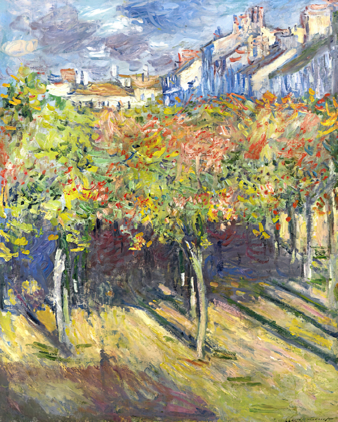 Monet Framed Paintings: Curating Impressionist Masterpieces for Your Home - The Lindens of Poissy by claude monet