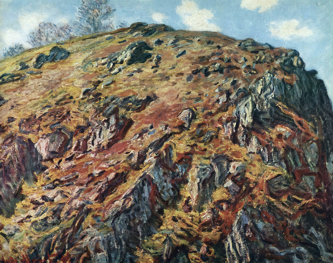 Monet Prints to Buy: A Curator's Guide to Selecting Museum-Quality Art for Your Collection - Study of Rocks by claude monet