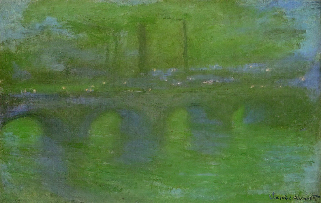 Monet Reproduction Paintings: A Curator's Guide to Museum-Quality Prints - Waterloo Bridge, Dawn by claude monet