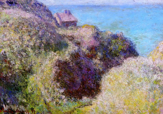 Monet Station: The Railway in Claude Monet's Revolutionary Impressionism - The Gorge at Varengeville, Late Afternoon by claude monet