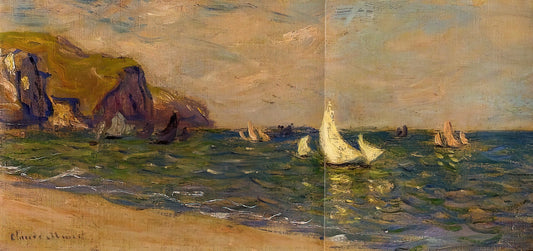 Monet at MoMA New York: A Curator's Guide to the Impressionist Master's Legacy - Sailboats at Sea, Pourville by claude monet