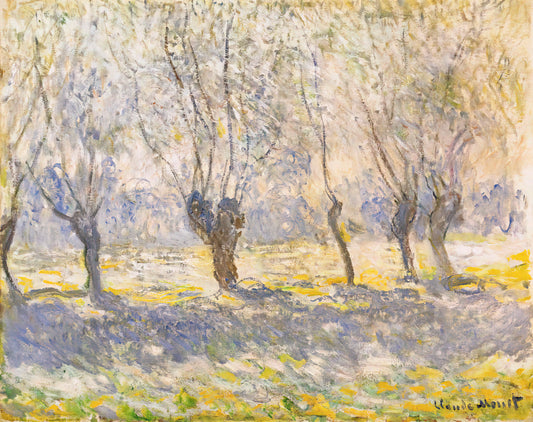 Monet at the Musée d'Orsay: A Curated Guide to His Masterpieces and Legacy - Willows, Giverny by claude monet