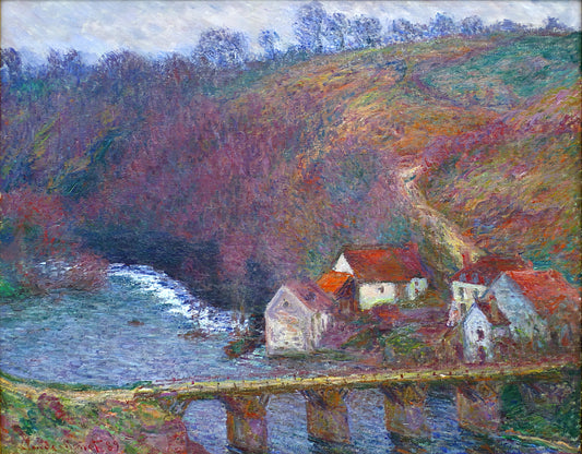 Monet at the National Gallery of Art: A Curator's Guide to the Impressionist Masterpieces - The Grande Creuse by the Bridge at Vervy by claude monet