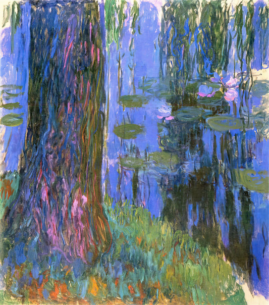 Monet's Long Paintings: The Panoramic Vision of an Impressionist Master - Weeping Willow and Water-Lily Pond by claude monet