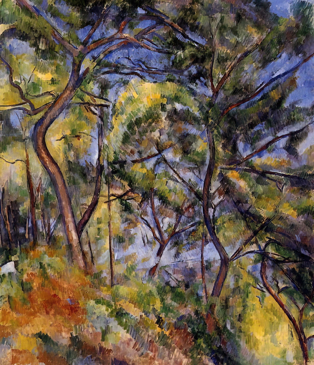 Mont Sainte-Victoire by Cézanne: The Mountain That Changed Modern Art - Forest by Paul Cézanne
