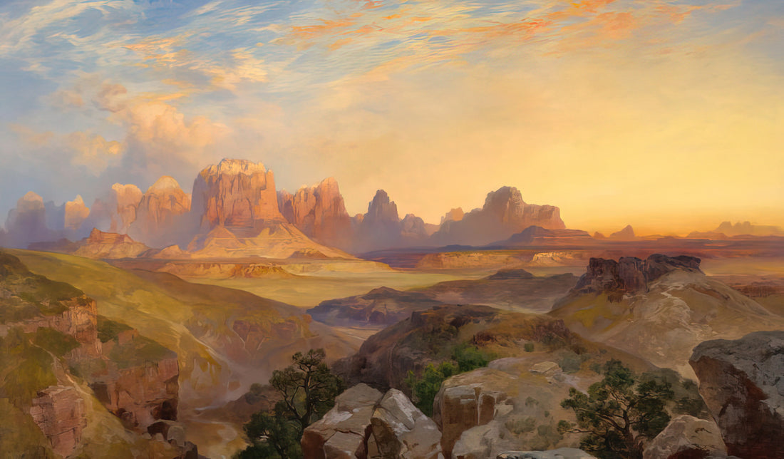Moran Print: The Legacy of Thomas Moran's American Landscape Masterpieces - Virgin River Utah by Thomas Moran
