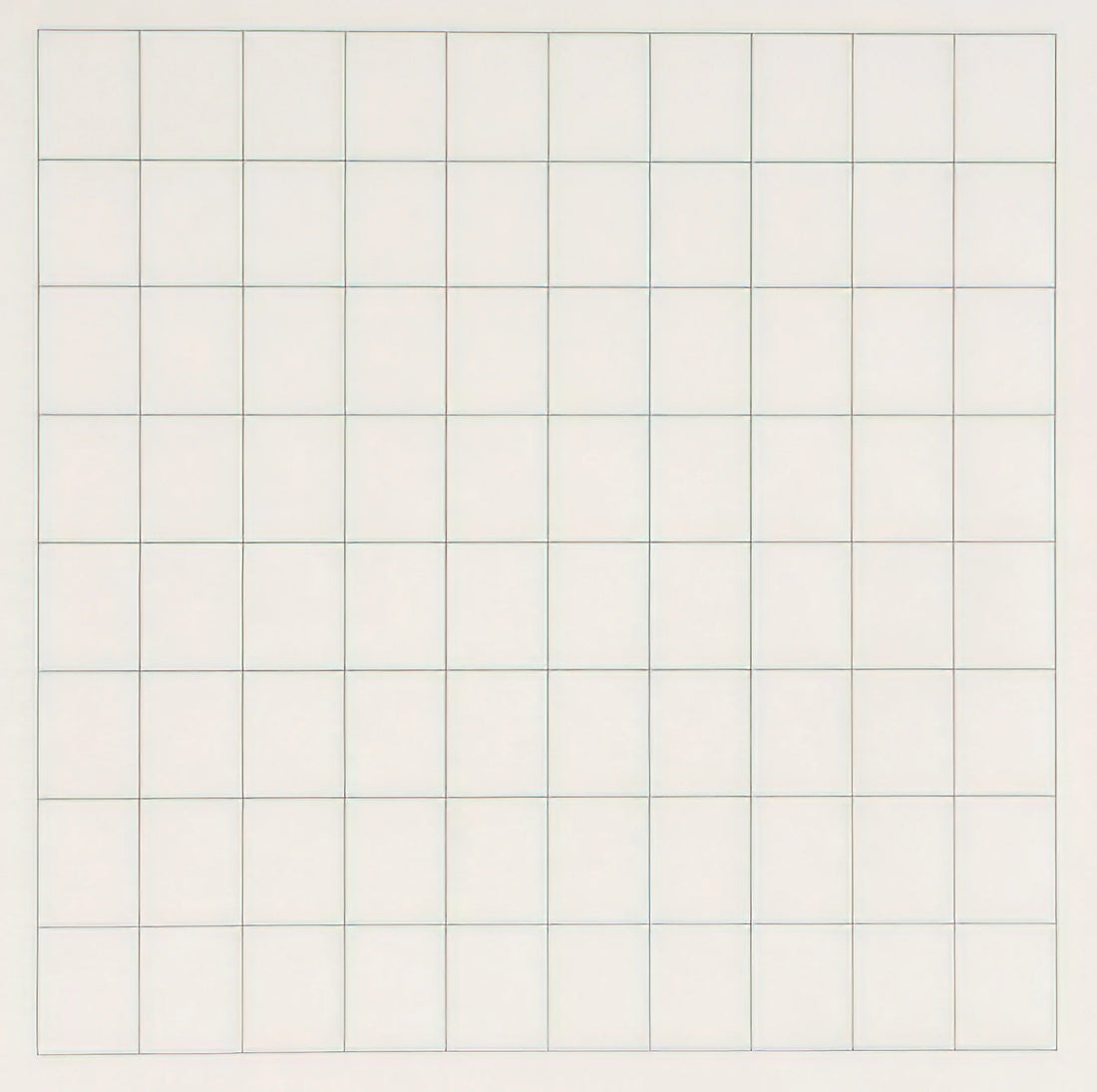 Nancy Princenthal's Definitive Lens on Agnes Martin: Unveiling the Minimalist Sublime - On a clear day, #1 by Agnes Martin