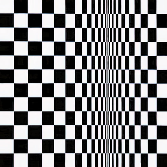 National Gallery Bridget Riley: Exploring the Op Art Pioneer's Visionary Legacy - MOVEMENT IN SQUARES 1961 by Bridget Riley
