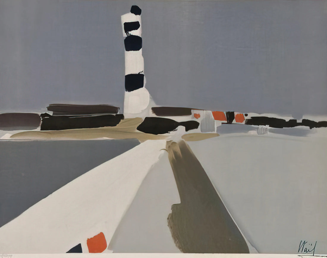 Nicolas de Staël Reproductions: A Collector's Guide to the Abstract Master's Legacy - Le Phare - 1952 by Nicolas de Stael