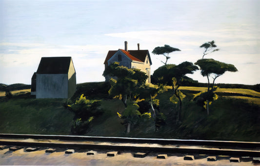 Night Birds Edward Hopper: Exploring the Artist's Nocturnal Vision and Urban Solitude - New York, New Haven and Hartford by Edward Hopper