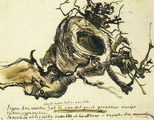 Night Café by Vincent van Gogh: A Masterpiece of Psychological Intensity - Bird's Nest by Vincent van Gogh