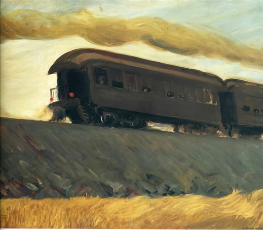 Nighthawks Art Print: A Deep Dive into Hopper's Iconic Masterpiece - Railroad Train by Edward Hopper