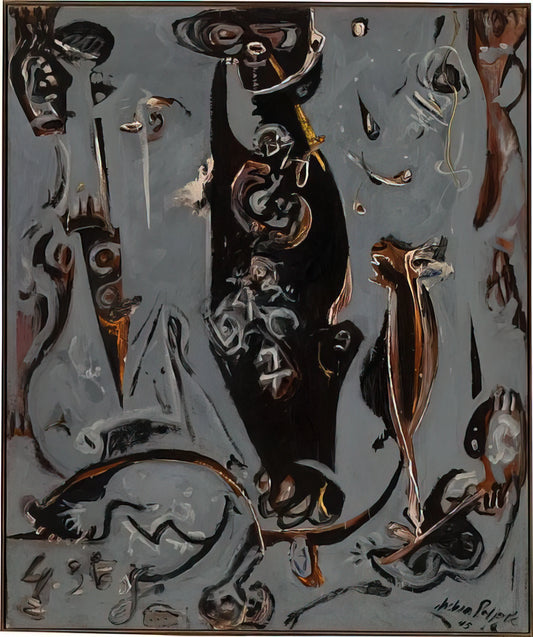 No. 5, 1948 Price: Understanding the Value of Jackson Pollock's Masterpiece - TOTEM LESSON 2 1945 by Jackson Pollock