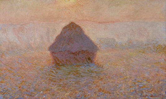 Nymphaea Monet: The Water Lilies That Redefined Modern Art - Grainstack, Sun in the Mist by claude monet