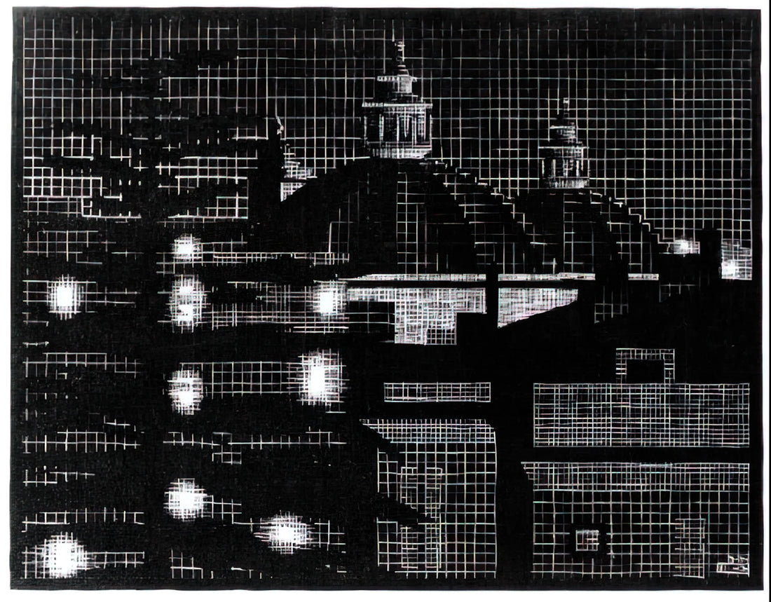 Original M.C. Escher Lithograph: A Collector's Guide to Authenticity, Value, and Legacy - NOCTURNAL ROME 5 by MC Escher