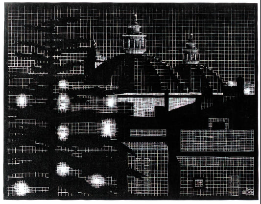 Original M.C. Escher Lithograph: A Collector's Guide to Authenticity, Value, and Legacy - NOCTURNAL ROME 5 by MC Escher