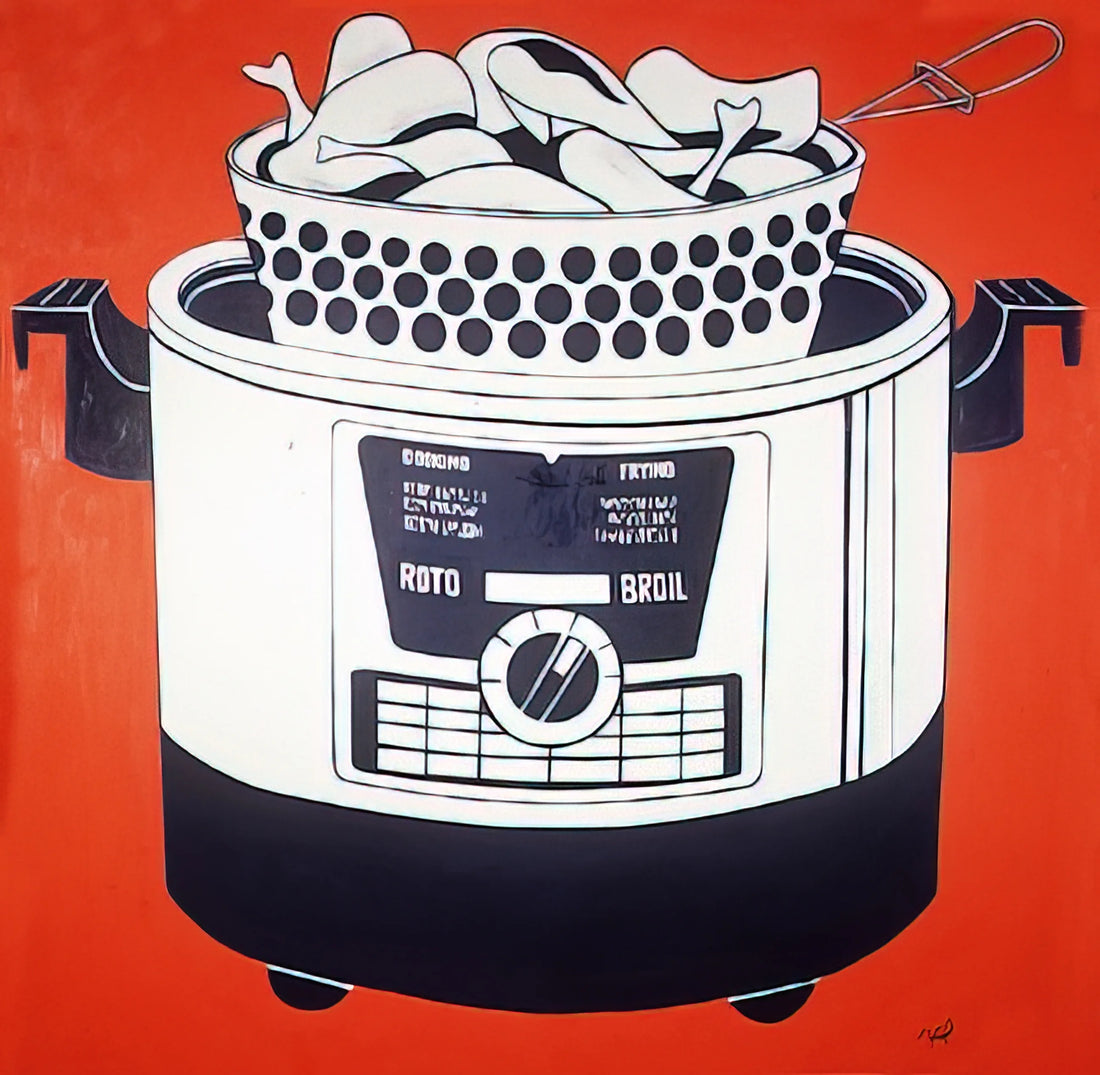 Original Roy Lichtenstein Pop Art: A Collector's Guide to Authenticity and Value - ROTO BROIL 1961 by Roy Lichtenstein