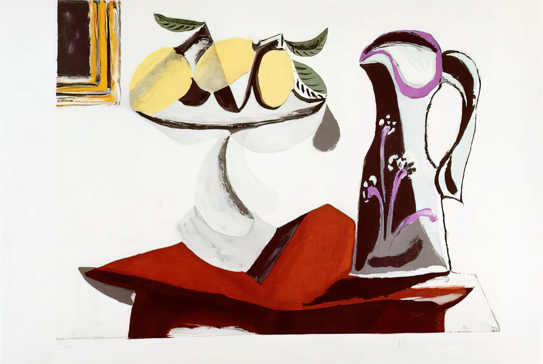 Pablo Picasso Framed Art: A Curator's Guide to Collecting and Displaying Iconic Prints - Still life with lemon and jug by Pablo Picasso