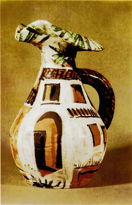 Pablo Picasso Guernica Print: The Definitive Collector's Guide to Art's Most Powerful Anti-War Statement - Jug with handle by Pablo Picasso