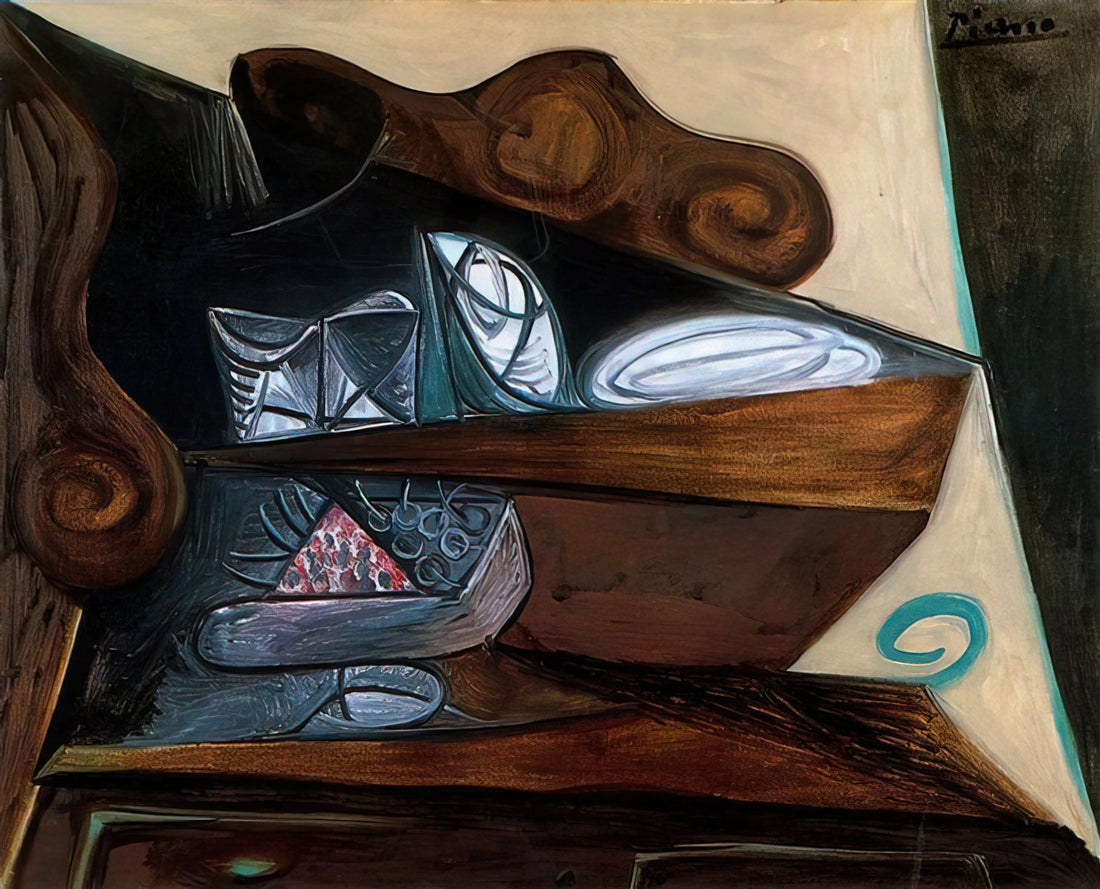 Pablo Picasso Iberia: The Spanish Soul in Cubist Masterpieces - The buffet of  Catalan  by Pablo Picasso