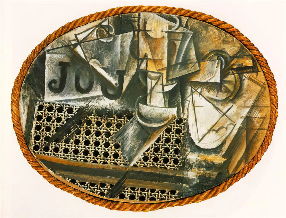 Pablo Picasso Lump: The Dachshund Who Became a Muse and Artistic Symbol - Still Life with Caned Chair by Pablo Picasso