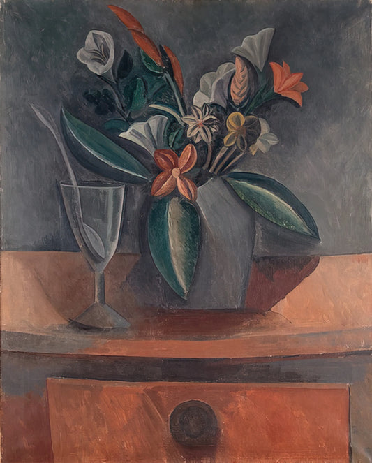 Pablo Picasso Missing Artwork: The Lost Masterpieces of a Modern Genius - Flowers in a Grey Jar - 1908 by Pablo Picasso