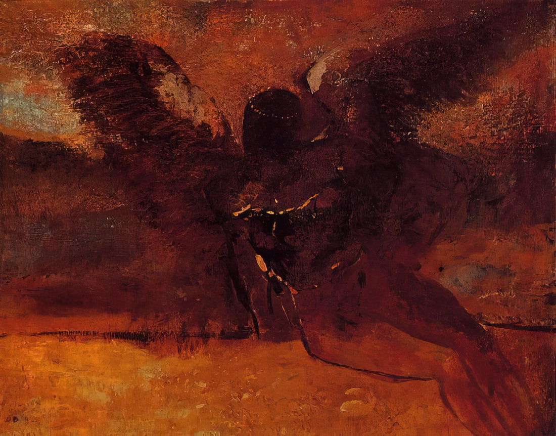 Pablo Picasso Paintings: A Comprehensive Guide to the Master's Revolutionary Art - The Fall of Icarus - 1958 by Pablo Picasso