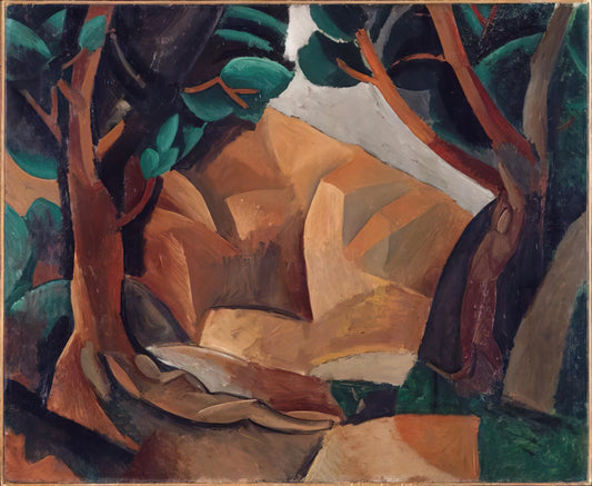 Pablo Picasso: The Revolutionary Genius Who Redefined Modern Art - Paysage aux deux figures - 1908  France by Pablo Picasso