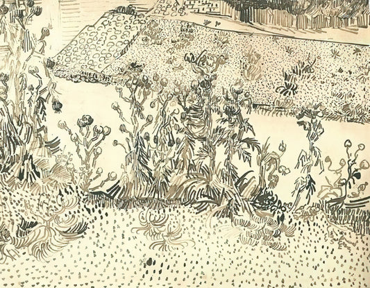 Paintings Like Starry Night: 10 Masterpieces That Capture Van Gogh's Visionary Style - Thistles Along the Roadside by Vincent van Gogh
